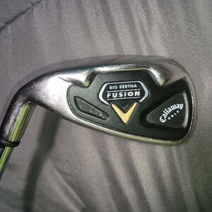 LH Callaway Big Bertha Fusion 6 Iron Original Graphite Golf Club UniFlex